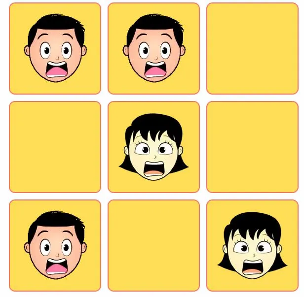 Tic-Tac-Toe Poki Game: boy vs girl